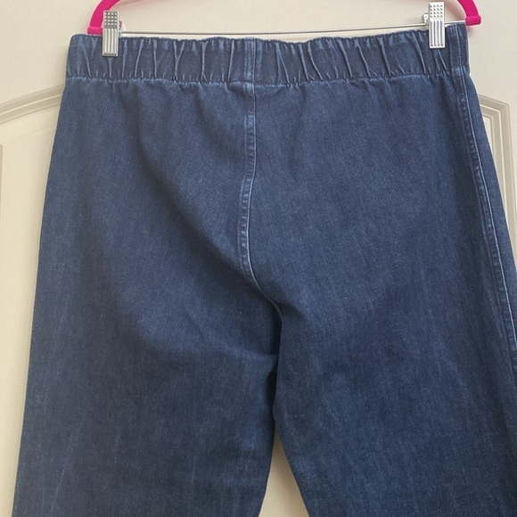 Soft Surroundings Pull-On Denim Jeans Women’s LP Elastic Waist classic Simple - Picture 4 of 11